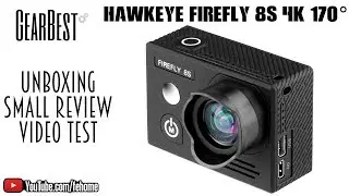 📷 HawKeye Firefly 8S 4K 170&ordm;  🎥