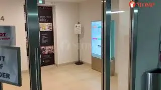Door falls on woman at carpark lift lobby of Alexandra Central Mall