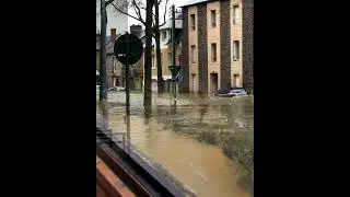 Disastrous Floods Strike Rennes Brittany France  #trending #viralvideo #flood