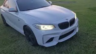 Transforming a BMW 228i (quick video) F22 with M2 conversion.