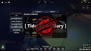 [Fisch] Tidefall Bestiary Complete! (no secret)