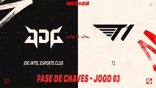 MSI 2023: Fase de Chaves | T1 x JDG Intel Esports Club (Jogo 3)