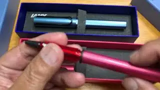 Lamy AL-Star Aquatic and Fiery 2024 Limited Edition (ใช้กล้อง action ถ่าย เลยไม่ค่อยชัด)