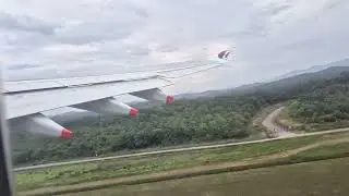 MALAYSIA AIRLINES Airbus A330-300 Takeoff from Kuala Lumpur.