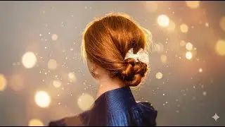 Braided Low Bun Bow Easy Hairstyles 2026 | Romantic Lace Bow Bun Step by Step