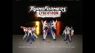 Transformers Cybertron Optimus Prime,Megatron and Starscream 30s commercial