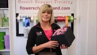 How to make a Pink Rose Hat Box Flower Arrangements