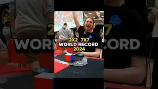 2024 Rubiks cube World Records in 20 seconds 😵&zwj;💫📈😱#shorts #rubikscube