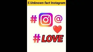 5 Unknown fact about INSTAGRAM || #shorts #ytshorts #facts #short  #factsinhindi #viralshorts