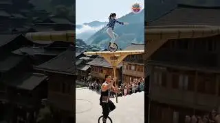 son and father amazing circus act! #shorts #shortsfeed #viral #trendingshorts #trending #circus