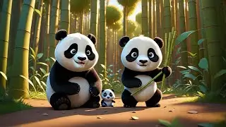Five Baby Pandas Learn to Add | Addition Song for Kids | Nursery Rhymes and Early Math Fun
