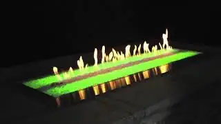 Empire Carol Rose Outdoor 60-inch Fire Pit with Multi-Color LED Lighting