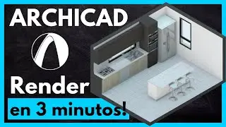 ✅ Como hacer un RENDER en ARCHICAD.