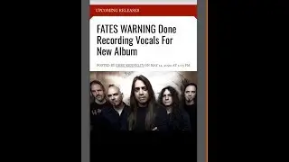 NEW FATES WARNING ALBUM CONFIRMED 2020/2021
