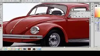 How to create Volkswagen Beetle car in illustrator Tutorial # 19 Part II (Bonnet Fender Detailing)