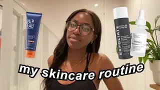 my skincare routine (how I cleared up my hyperpigmentation, POC/dark skin friendly)