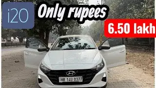 Hyundai  i20 onlyy 6.50 lakh rupees base model ( bharii discount ) 