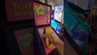 Winning The Grip Strength Test Arcade Game #shorts