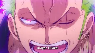 Zoro's One-Sword Style Dragon Quake!