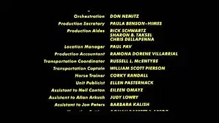 Caddyshack II (1988) End Credits Part 1/2