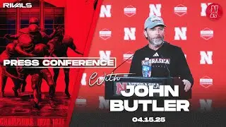 Nebraska Football: John Butler spring ball press conference (April 15, 2025)
