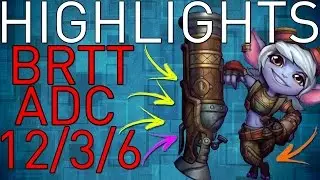 RED brTT - Tristana vs Ezreal - LoL BR Challenger 510LP - Highlights