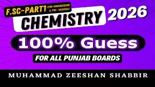 1st Year Chemistry Pairing Scheme 2023 || For all Punjab Boards ||  F.Sc(Eng & Med)  || 11th Class