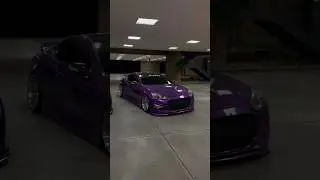 GENESIS COUPE WRAPPED IN VIVID UNDER AMAZING LIGHTING