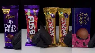 Delicious DairyMilk Kitkat 5Star Chocolate Milkshakes Asmr | Indian Great Kitchen Asmr 