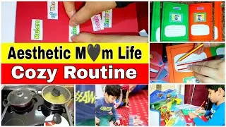 Aesthetic & Cozy Time Management with Kids 🕊️ | How I Manage Home, Studies & YouTube | #PearlsOfLife