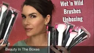 Huge Wet N Wild Brushes Unboxing / BeautyInTheBoxes / Brushes Haul