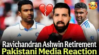 Ravichandran Ashwin Retirement 🤯 For All Formats | Pakistani Media Reaction 🥺