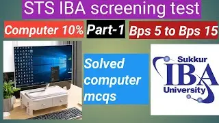 STS IBA screening test preparation || computer 10% || government announcement jobs bps 5 to 15