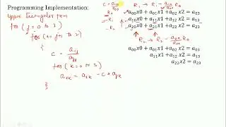 Gauss Elimination Method Part 2 (Programming)