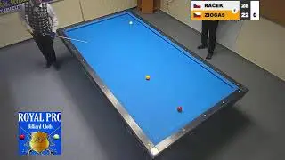 Czech Championship | 1-cushion | MT | Janis Ziogas v Milan R&aacute;ček