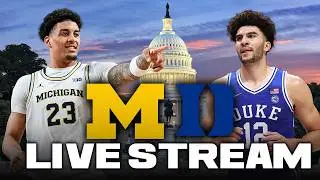 #1 Michigan vs #3 Duke LIVE College Basketball Watch Party