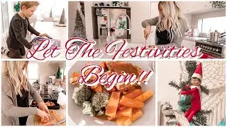 VLOGMAS DAY 1 | Charlie Elf's back, advent calendars, quick & easy healthy meal ideas | Jess & Tribe