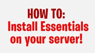 How to install EssentialsX on your Minecraft server