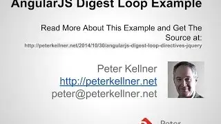 AngularJS, the Digest Loop, Directives and jQuery
