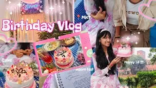 Birthday vlog🌸 •classes •mkt •dayout with friends | Vloglifewithyamini ✨💕