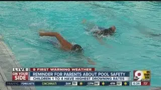 Keep your kids safe while swimming as the temps heat up