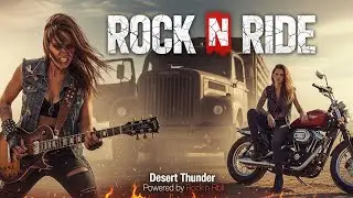 Best Music Rock n Roll 🎸 Rock n Ride 🔥 Desert Thunder Powered by Rock n Roll