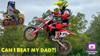 Father vs Son Motocross Race at North Carolina Motorsports Park
