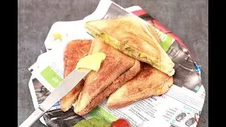 Mumbai Masala Toast Sandwich | How to make Roadside masala toast sandwich