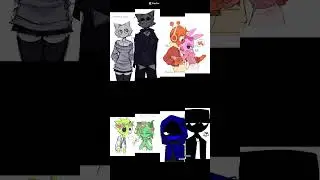 ||teeth||sprunki edit||🖤x🤍 🧡x❤ 💚x💚 🖤x💙||#teeth #sprunki #edit #capcut #cute ||
