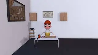 Low Poly Carpenter Character