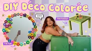 JE TEST LES DIY DECO COLORÉS DE TIKTOK et PINTEREST !