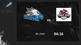ESL CS:GO 5on5 Major League Winter 2016 Europe - EraseME Gaming vs. Team Just.MSI - de_train