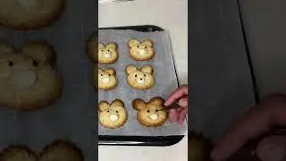 Teddy Bear Cookies #shorts
