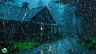 Sono Restaurador 💤 Som de Chuva para Dormir, Barulho Relaxante de Chuva no Telhado e Trov&atilde;o &agrave; Noite